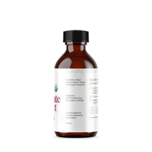 RODELLE Organics Pure Chocolate Extract, 2 Fl Oz...