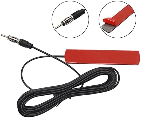 Car Antenna, Universal AM/FM Radio Antenna, 5M/16ft, Black, Compatible with Car Stereo Receiver, Media Head Unit, Marine Boat Radio...