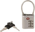 Lewis N. Clark Travelsentry 3-Dial Combo Lock with Keys, White, One Size...