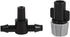 20pcs 3 Way Atomizing Nozzle, Adjustable Misting Drippers Connector Emitter Drip System with 4/7 Joint for Patio Lawn Greenhouse Vegetable Irrigat...