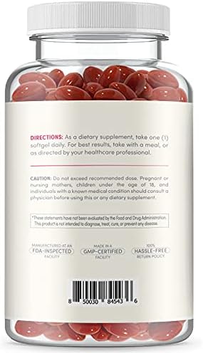 ClearFormulas Pure CoQ10 200mg Per Serving 120 Softgels Quick Absorption Non-GMO...