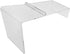 Clear Acrylic Lucite Single Shoe Display Stand Set of 4 Pc with Heels Slant Riser Holder 8'' x 3'' x 4''Q...