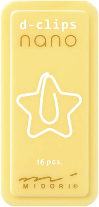 Midori 43384006 Clip Deep Clips Nano Star Pattern...