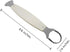 8¾" Long 2 Blades White Plastic Handle Coconut Grater - Vintage Traditional Thai Style Kitchen Tool Easy to Use Portable Stainless Steel Shredder ...