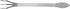 Stainless Steel 3 Prong Root Rake Pick Set, Bonsai Tool Root Pick Rake Gardening Tools...