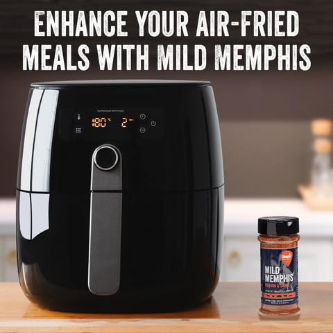 Memphis Marinades, 5.6oz Mild Memphis BBQ Rub & Shake - BBQ Seasoning & Flavor Enhancer for Chicken, Beef and Pork, Air Fryer Marinade Mix,...