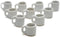 10 White Gray Coffee Mug Tea Cup Appro Size 1.2 Cm Dollhouse Miniatures Food Kitchen...