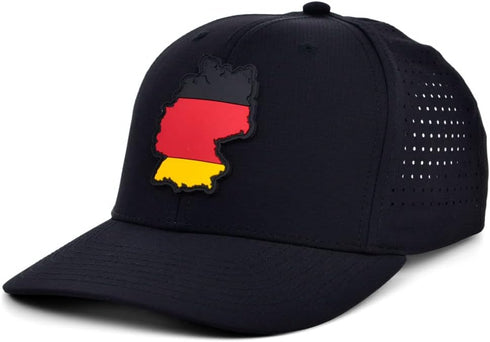 Local Crowns Germany Patch Cap, Snapback Hat for Men and Women, Germany Flag Hat Black...
