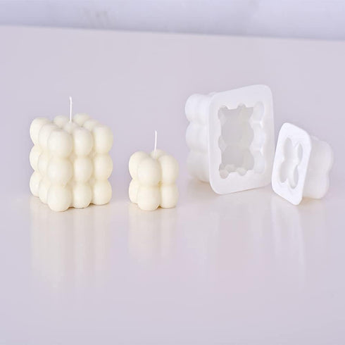 2 Pack of Candle Mold, Very Cute Silicone Mold with 20 Wicks Included for Candle Making, Soap Mold for Soap Making....