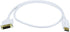 Monoprice 3ft 28AWG DisplayPort to DVI Cable - White...