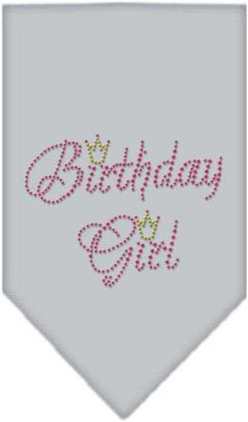 Mirage Pet Products Birthday Girl Rhinestone Bandana, Small, Red...