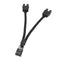 Motherboard 9pin USB2.0 to Dual 9pin Extension Cable, 9pin to 2 * 9pin Splitter Cable Cord, Motherboard USB 9Pin Header Cable, Black......