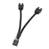 Motherboard 9pin USB2.0 to Dual 9pin Extension Cable, 9pin to 2 * 9pin Splitter Cable Cord, Motherboard USB 9Pin Header Cable, Black......