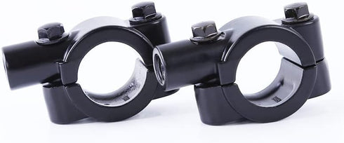 7/8" Handlebar Mirror Mount Clamps Accessories Black Motorcycle Rearview Side Mirrors Adapter(10mm)...