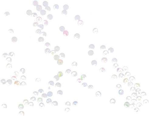 5000Pcs Glow Seed Beads 3mm Glass Seed Beads,Transparent Round Spacer Beads Bulk for DIY Jewelry Making Supplies...