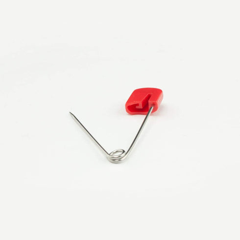 OsoCozy Diaper Pins - {Red} - Sturdy, Stainless Steel Diaper Pins with Safe Locking Closures - Use for Special Events, Crafts or Colorful Laundry ...