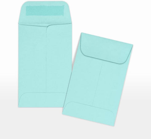 LUXPaper Coin Envelopes, Seafoam, 2 1/4-Inch x 3 1/2-Inch, 50-Count...