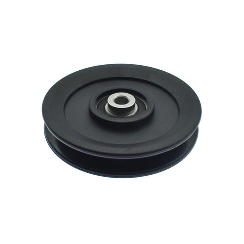 Universal Nylon Gym Cable Pulley Wheel 4.5 in/115MM Rotation 360 Degree Traction Bearing Pulley Wheel for Cable Machine Gym Equipment DIY Gym Pull...