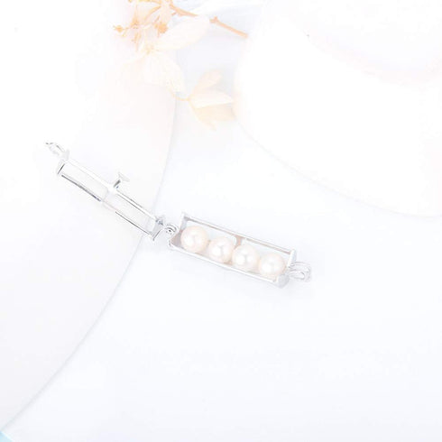 Long Tube Cage Pendants for Pearl Jewelry Making Sterling Silver, Design Cage Pendants for Women...