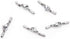 50 Sets Adabele 304 Grade Surgical Stainless Steel Endcaps with Clasps for 1.5mm (0.06 Inch) Beading Cord Wire Thread for Jewelry Craft Making SJF...