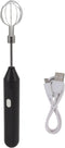 Electric Handheld Egg Beater, Round Head Electric Milk Frother Coffee Blender Milkshake Blender Foamer Battery Powered Whisk Balloon Mixer for Hom...