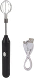 Electric Handheld Egg Beater, Round Head Electric Milk Frother Coffee Blender Milkshake Blender Foamer Battery Powered Whisk Balloon Mixer for Hom...