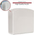 Dino74 Modern Acrylic Napkin Holder (Set of 2) - 5mm Freestanding Guest Paper Napkin Holder For Kitchen, Restaurant, Dining Table or Vanity Counte...