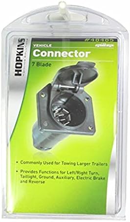 Hopkins Towing Solutions 48485 7 Pole RV Blade Vehicle Connector, Factory, 1 Count (Pack of 1)...