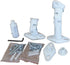 VideoSecu 2 White Universal Satellite Speaker Mounts/Brackets for Walls and Ceilings BS3 (White, 2 Pack)...
