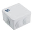 Co. 4" x 4" x 2.75" PVC Waterproof Plastic Junction Conduit Box with Pre Molded 3/4" & 1" Conduit Holes (4" x 4" x 2.75", 1 Pack)...