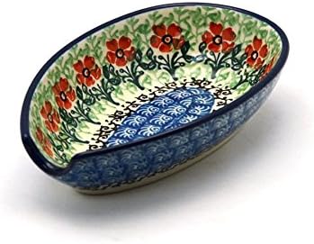 Polish Pottery Spoon Rest - Maraschino...