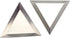 6Pcs Aluminum Triangle Bead Sorting Trays Loose Beads Sequin Gems Rhinestones Diamond DIY Jewelry Storage Trays Plate Tool for DIY Art Craft and J...