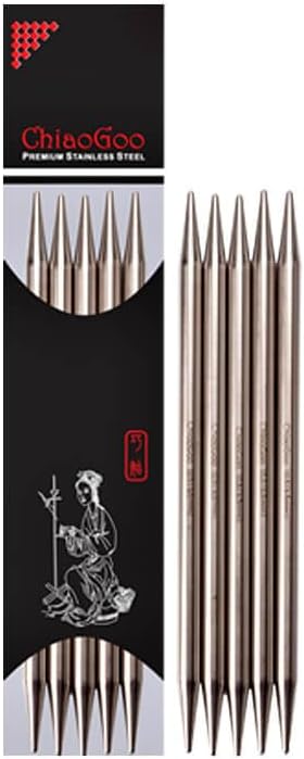 ChiaoGoo Double-Pointed Needle Premium 15cm 2.25mm - 1pc...