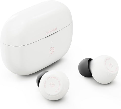Rose Technics Ceramics True Wireless Stereo Earbuds, Bluetooth 5.3 High-Fidelity Headphones with HD Mics, 60ms Gaming Earphones, 35H Playtime with...