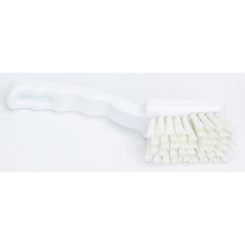 SPARTA 41395EC02 Plastic Scrub Brush, Detail Brush, Kitchen Brush With Hanging Hole For Cleaning, 7 Inches, White, (Pack of 6)...