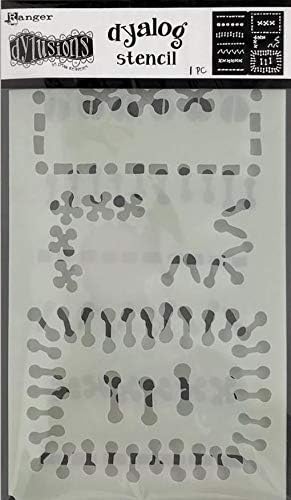 Dylusions by Dyan Reaveley Dyalog Frame It, Stitch It and Quilt It Stencils - Bundle of 3 Items...