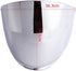 Flip Shield Visor for 3-Snap Motorcycle Half Open Face Helmets (Chrome Mirror)...