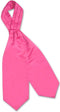 Vesuvio Napoli ASCOT Solid HOT PINK FUCHSIA Color Cravat Men's Neck Tie...