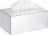JackCubeDesign Overall Acrylic Mirror Rectangle Tissue Box Holder Case Storage Case Stand Box Napkin Holder Organizer (9.53 x 5.63 x 4.33 inches) ...
