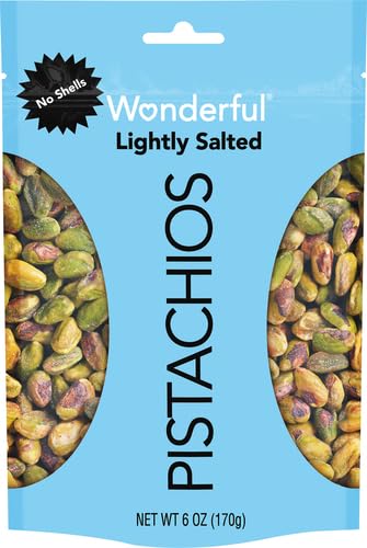 Wonderful Pistachio Lightly Salted Shelled Pistachios, 6 OZ...