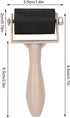 Brayer Roller for Crafts E11Rubber Glue Roller with 3.5Cm Rubber Handle Ink Print Making Brayer and Anti Slid Handle for Art Stamping Tool(Rrimary...