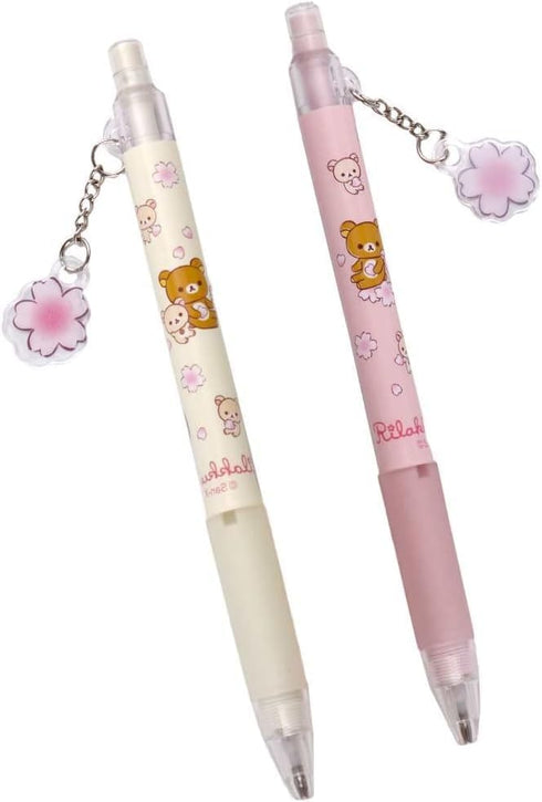 2pcs Kawaii Mechanical Pencil, 2B Cartoon Bear Automatic Pencils Cute Sakura Mechanical Pencil 0. 5/0. 7mm Gift for Kids Stationery School Office ...