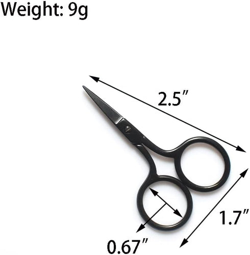 Small Sewing Scissors 2.5 Inch Sharp Embroidery Scissors Needlework Scissors Mini Scissors for Crafting Threading Sewing...