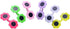 18in Doll Sunglasses, Baby Doll Accessories Floral Glasses Christmas Birthday Gift for Little Girls 6 Colors...