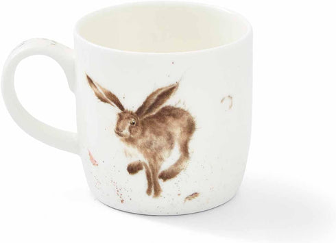 Royal Worcester Portmeirion Home & Gifts Bone China MMKE5629-XS Good Day (Hare) Single Mug, Multi Coloured, 0.31l...