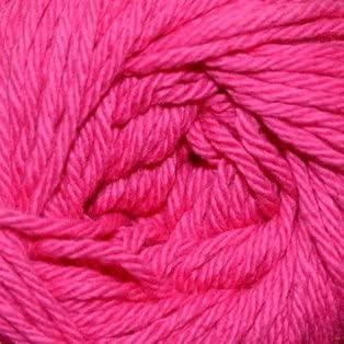 New in 2017 Lily Sugar 'n Cream Solids 100% Cotton Yarn ~ 2.5 oz. Skeins (Hot Pink #1740)...