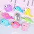 Halloluck 50 Pcs Ocean Animals Slime Charms Easter DIY Craft Making Resin Jewery Making Kit, Resin Flatback Slime Beads Making Supplies for DIY Sc...