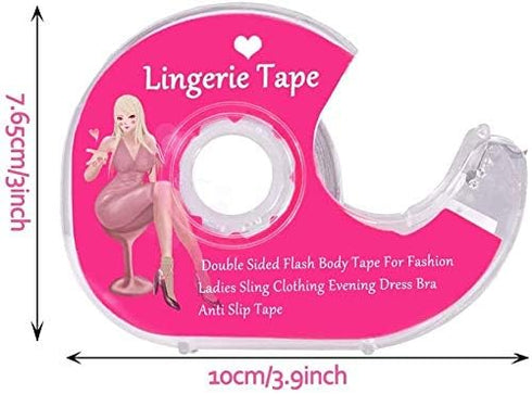 JGRZF Double Sided Tape for Clothes,Waterproof Fashion Clothing Tape,Clear Strong Adhesive Body Tape for Fabric,Dress, Cloth,Gentle on Skin & Body...