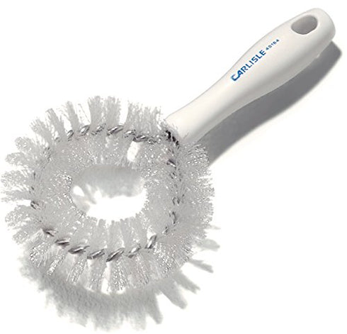SPARTA 4016402 Plastic Curved Brush, Vegetable Brush With Stiff Bristles For Commercial Kitchens, 8.75 Inches, White...