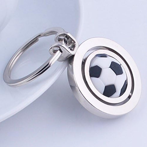 Rotatbale Basketball Soccer Golf Ball Keychains for Boys Girls Womens Mens Ball Related Gift for Birthday Christmas Souvenir...
